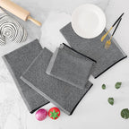 Homaxy Premium Kitchen Towels, Large Cotton Kitchen Hand Towels, Flat and Terry - Image 5