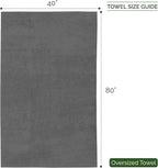 Elegant Comfort Three Line Popcorn Extra Large Luxury Bath Towel - Image 4