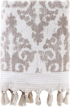 SKL Home Mirage Fringe 100% Turkish Cotton Bath Towel, Taupe 54.00" x 28.00" by SKLHomebySaturdayKnightLtd