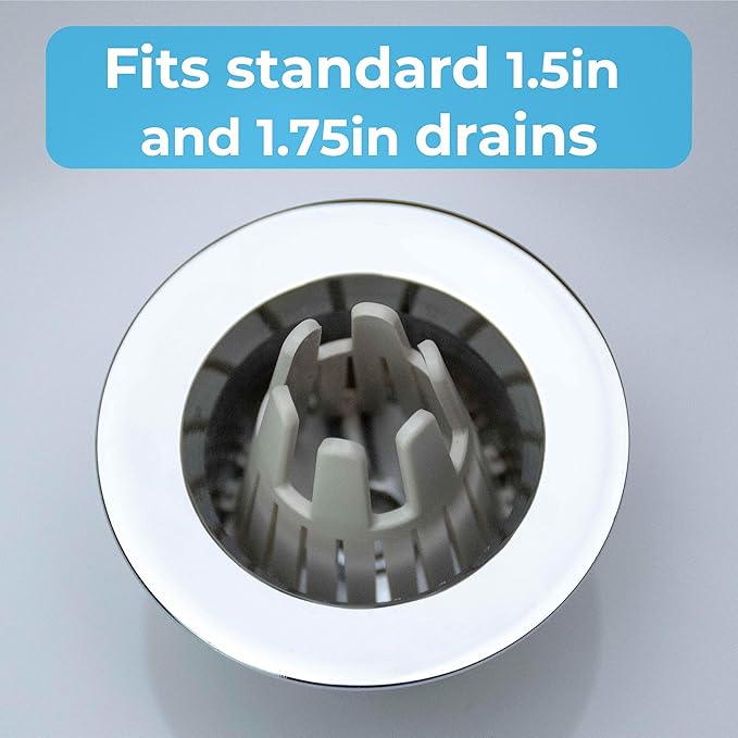 TubClaw 5-Pack Hair Catcher Strainer Drain Protector Trap - Image 3