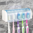 5 Slots Wall Mount Toothbrush Holder by LUEXBOX