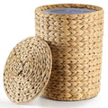 BLUEWEST 4.5 Gallons Wicker Trash Can by BLUEWEST