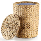 BLUEWEST 4.5 Gallons Wicker Trash Can by BLUEWEST
