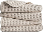 POLYTE 430 GSM Microfiber Lint Free Hand Towel, 16 x 30 in, 4 Pack by Polyte