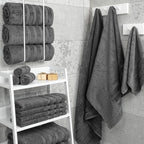 American Soft Linen Luxury 4 Piece Bath Towel Set, 600 GSM 100% Cotton Turkish - Image 2