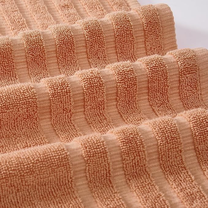 Modern Threads Oxford 6-Piece 100% Cotton Towel Set – Yarn Dyed Jacquard & - Image 3