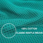 Homaxy 100% Cotton Waffle Weave Kitchen Dish Cloths, Ultra Soft Absorbent Quick - Image 2