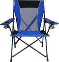 Kijaro Dual Lock Folding Camp Chairs - Versatile for Sports, Outdoors & Lawns - Locks Positions - Maldives Blue by Kijaro