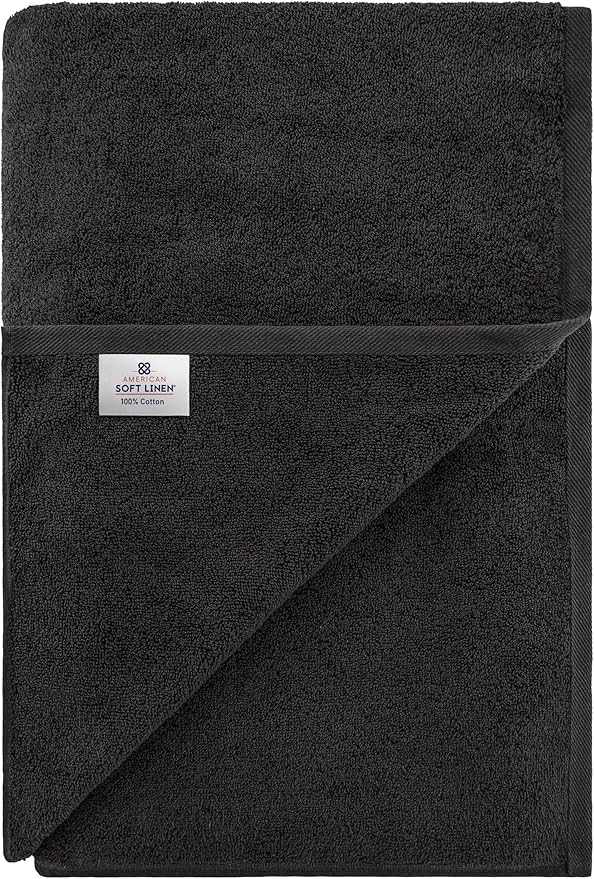 American Soft Linen 100% Cotton 600 GSM Turkish 40x80 Oversized Bath Towel Sheet - Image 6