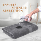 White Classic Wealuxe Grey Towels - Image 5