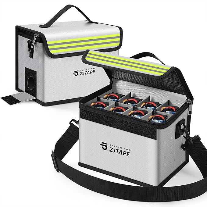 Lipo Safe Bag, Explosion-proof Battery Bag, Large Storage Space, Lipo Storage by ZJTAPE