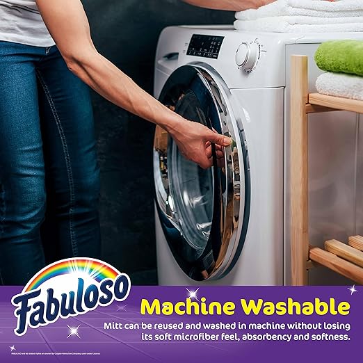 Fabuloso Microfiber Cleaning Mitt Glove, Lint-Free Scratch-Free Dusting and - Image 5