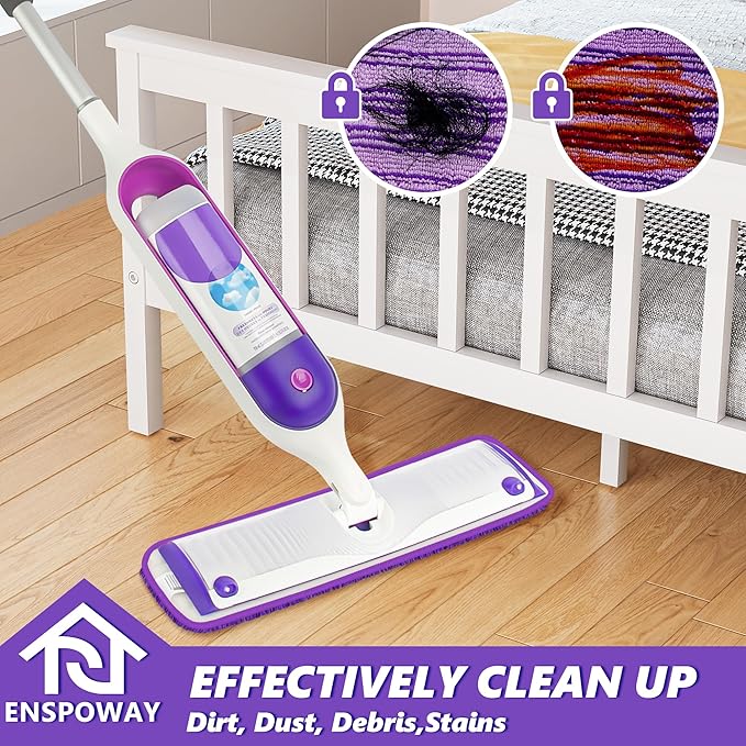 Reusable Mop Refills Pads for Swiffer PowerMop, 4 Pack Power Mop Refill Pads - Image 4
