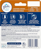 Glade PlugIns Refills Air Freshener Starter Kit, Cashmere Woods, Scented and - Image 2