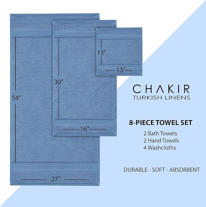 Chakir Turkish Linens | Hotel & Spa Quality 100% Cotton Premium Turkish Towels - Image 6