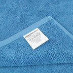 Amazon Basics 2-Piece Quick-Dry Oversize Bath Towel, 100% Cotton, Lake Blue - Image 4