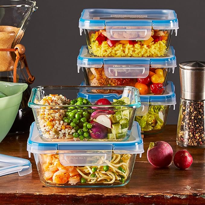 Snapware Glass Total Solutions Food Storage Containers Set, Airtight & - Image 7
