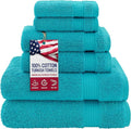 American Veteran Towel, 100% Cotton Turkish 6 Piece Towel Set Luxury Towels Set by AmericanVeteranTowel