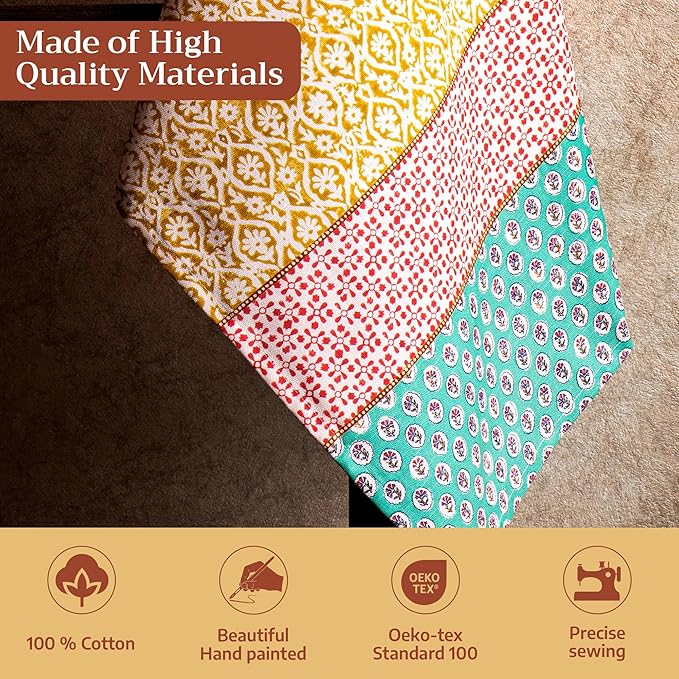 Maison d' Hermine Kitchen Towels Set of 3 100% Cotton 27.50" x 20" Reusable - Image 3