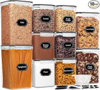 Skroam Large Airtight Food Storage Containers by Skroam