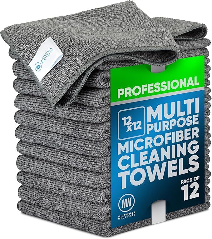 MW PRO Premium Microfiber Cleaning Cloths by MicrofiberWholesale