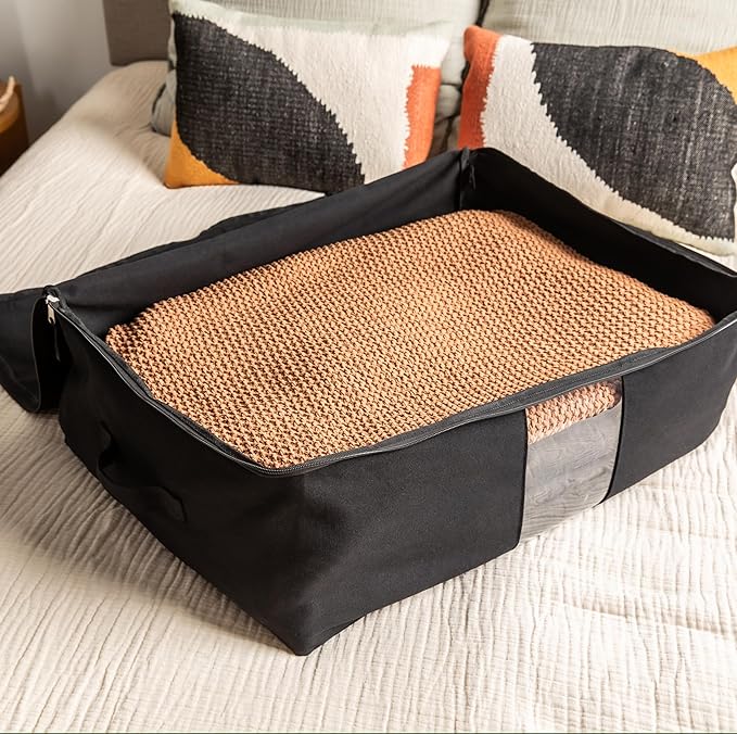 Soft Canvas Storage Bags with Zipper. Thick Breathable - Image 8