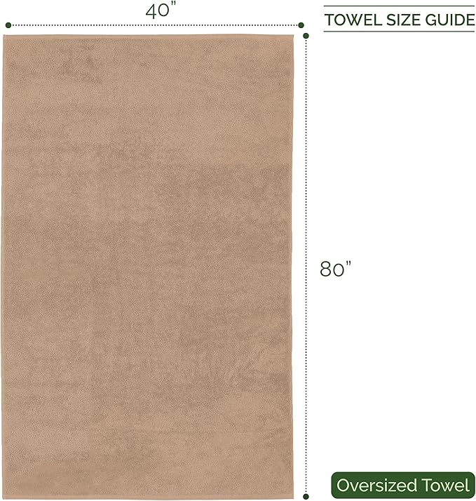 Elegant Comfort Three Line Popcorn Extra Large Luxury Bath Towel - Image 4