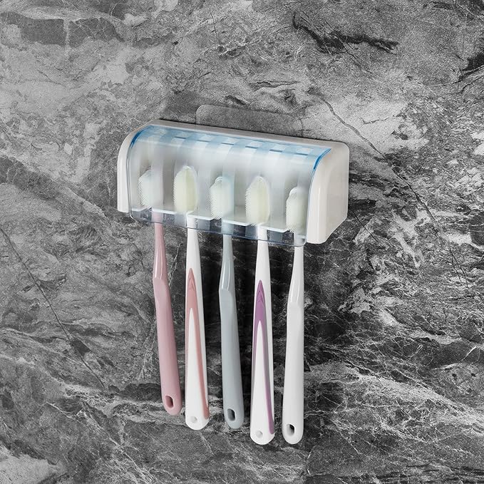 5 Slots Wall Mount Toothbrush Holder - Image 5