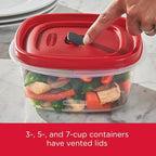 Rubbermaid 16-Piece BPA-Free Plastic Food Storage Set, Dishwasher Safe: Perfect - Image 5