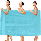 Elegant Comfort Three Line Popcorn Extra Large Luxury Bath Towel by ELEGANTCOMFORT