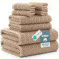 Casa Platino 100% Luxury Cotton Bathroom Towel Set 8 Pcs by CasaPlatino