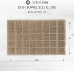 100% Cotton Terry Dish Towels, 4 Pack Plain, 16 x26 Inches, Super Soft and - Image 4