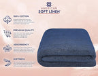American Soft Linen 100% Cotton 600 GSM Turkish 40x80 Oversized Bath Towel Sheet - Image 4