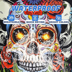 Sugar Skull Laundry Basket Skeleton Print Oxford Cloth Laundry Hamper - Image 5
