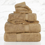 SUPERIOR Egyptian Cotton Pile 6 Piece Towel Set, Includes 2 Bath, 2 Hand - Image 2