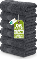 Utopia Towels 6 Piece Premium Hand Towels Set, 16 by 28 inches, 100% Ring Spun by UTOPIATOWELS