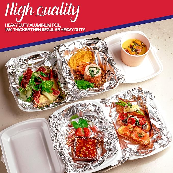 Foilman Thick & Heavy Duty Aluminum Foil Roll - Image 9