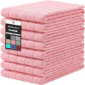 Homaxy Premium Cotton Kitchen Towels 16"x 28", Large Natural Ring Spun 390 GSM by Homaxy