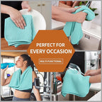 Microfiber Waffle Hand Towels, 4 Pieces, Fast Drying, Lint Free 430 GSM - Image 7