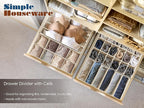 Simple Houseware Closet Underwear Organizer Drawer Divider Assorted 7 Pieces - Image 4