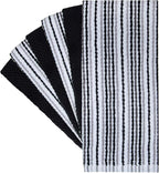 Popcorn Stripe Cotton Kitchen Towels - Image 2