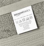 Amazon Basics 6-Piece Fade-Resistant 100% Cotton Hand Towels - Image 4