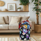 Colorful Cactus Flowers Laundry Basket Oxford Cloth Cactus Laundry Hamper - Image 2