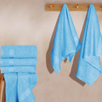 GLAMBURG Ultra Soft 6-Piece Hand Towel Set 16x28-100% Ringspun Cotton - Image 3