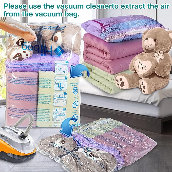 XXL Jumbo Size 47''X35'' Vacuum Storage Space Saver Bags Extra Large - Image 5