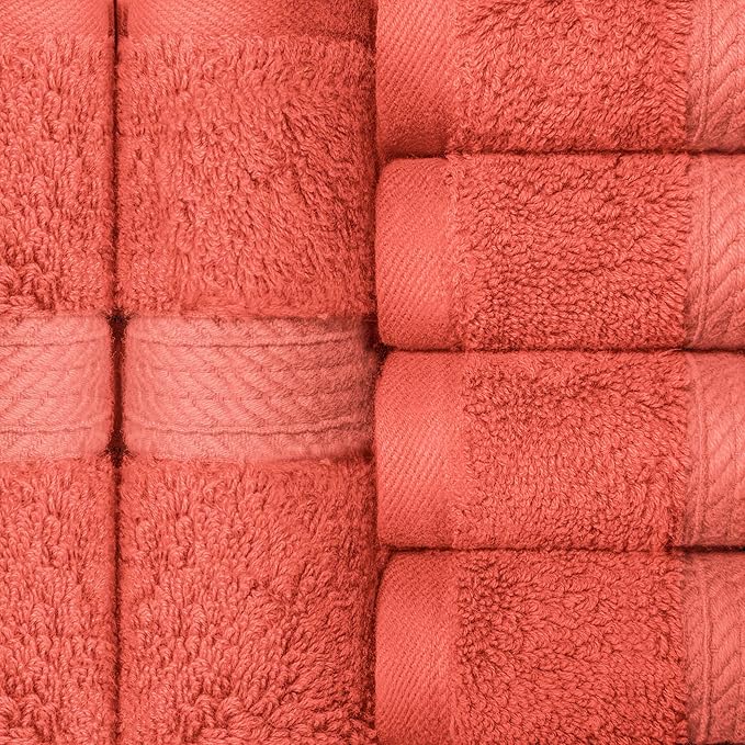 SUPERIOR Solid Egyptian Cotton Face Towel Set - Image 4