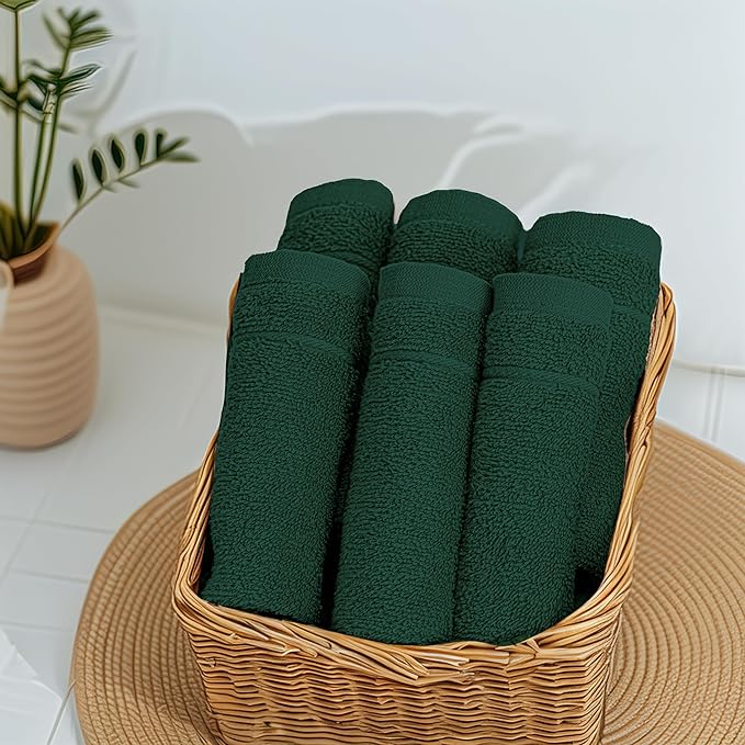Tens Towels Pack of 12 Washcloths, 12 x 12 Inches, Lighter Weight, Quick to Dry - Image 7