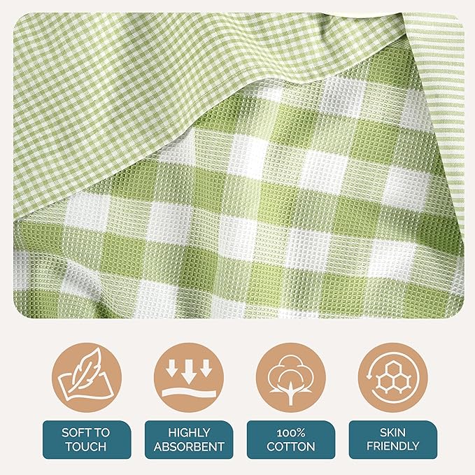 Casa Platino Kitchen Towels Cotton and Kitchen Dish Towels – Soft Cotton Set of - Image 9