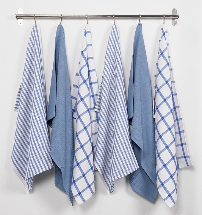KAF Home Premium Kitchen Towels, Large 100% Cotton, Flat & Terry Absorbent Dish - Image 9