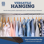 ZOBER Black Wooden Hangers - Image 6